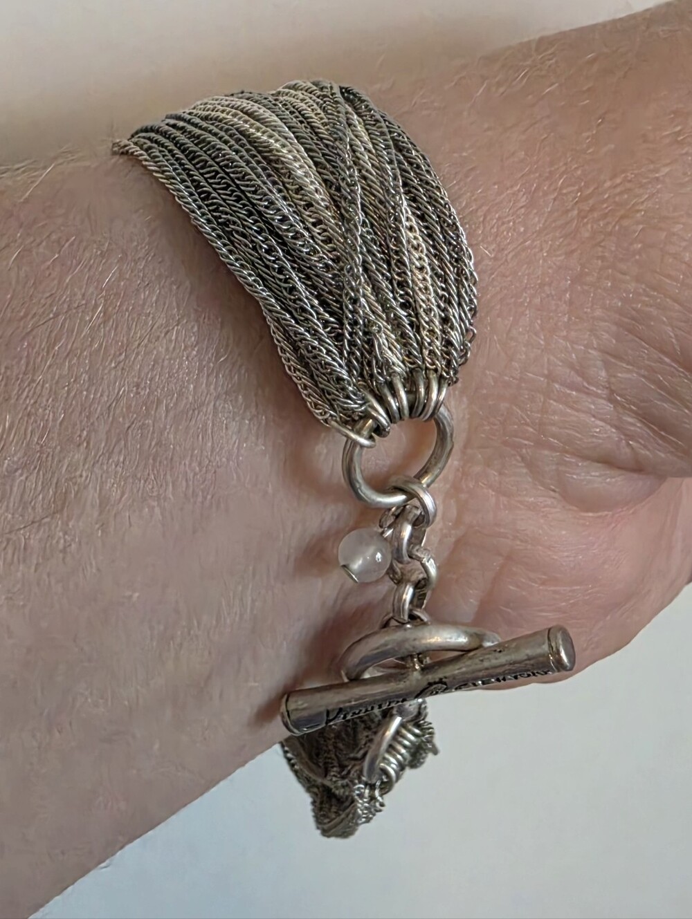 Kenneth Cole New York Multi-Strand Silver-Tone Tassel Bracelet